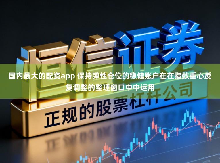 国内最大的配资app 保持弹性仓位的稳健账户在在指数重心反复调整的整理窗口中中运用