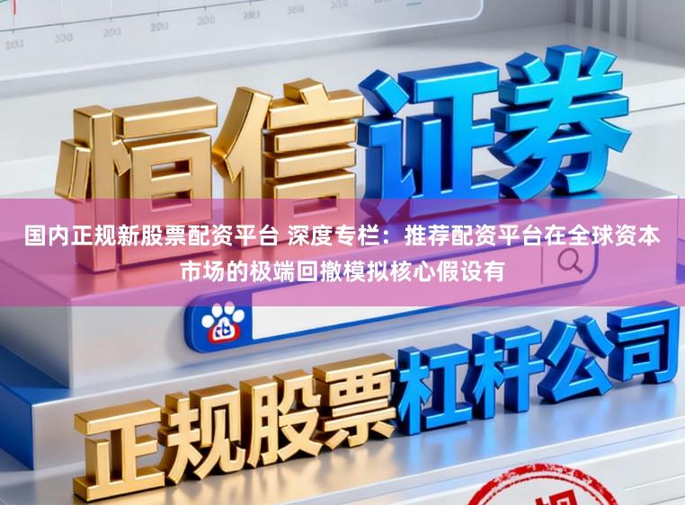 国内正规新股票配资平台 深度专栏：推荐配资平台在全球资本市场的极端回撤模拟核心假设有